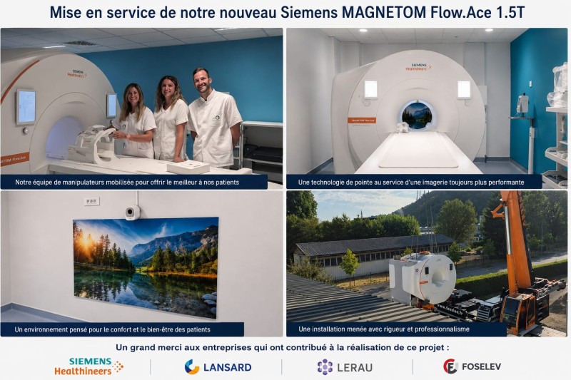Démarrage de notre nouvelle IRM ! 